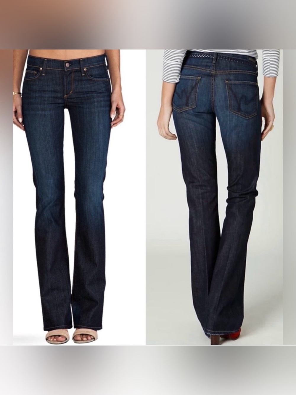 NWOT Women’s Citizens of Humanity Kelly Low Rise Bootcut Leg Jeans Size 27